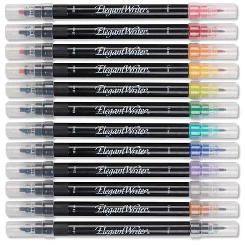 Speedball Elegant Writer Calligraphy Double-Tipped Marker Set 1 Speedball Elegant Writer Calligraphy Double-Tipped Marker Set