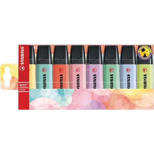 Stabilo Boss Original Pastel Highlighter Set 1 Stabilo Boss Original Pastel Highlighter Set