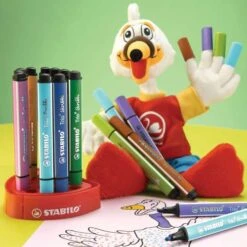 Stabilo Trio Scribbi 12 Marker Pen Set -Da Vinci Shop StabiloTrioScribbi12MarkerPenSet 5