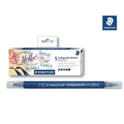 Staedtler 5 Calligraphy Marker Set -Da Vinci Shop Staedtler5CalligraphyMarkerSet 4