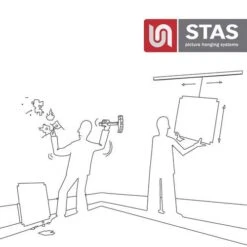 Stas Cliprail Hanging Set -Da Vinci Shop StasCliprailHangingSet 5