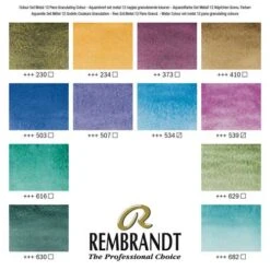 TALENS | REMBRANDT Themed Set — Granulated Colours 8 TALENS | REMBRANDT Themed Set — Granulated Colours -Da Vinci Shop TALENS7CREMBRANDTThemedSetE28094GranulatedColours 3