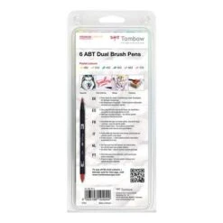 Tombow® Tombow ABT Dual 6 Brush Pen Sets -Da Vinci Shop TombowABTDual6BrushPenSets 2
