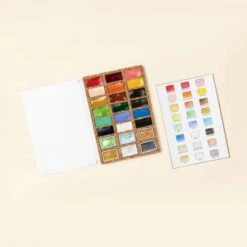VIVIVA COLORS | Watercolor Pans Set - Deluxe 24 Pan Set -Da Vinci Shop VIVIVACOLORS7CWatercolorPansSet Deluxe24panset 4
