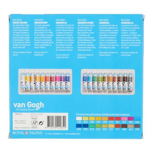 Van Gogh | Watercolour Set — 20 X 10ml Tubes 5 Van Gogh | Watercolour Set — 20 X 10ml Tubes - Image 5