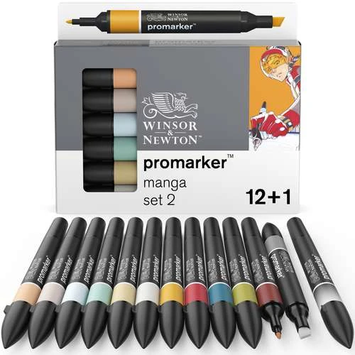 Winsor & Newton | Promarker™ Sets — 12 Markers 1 Winsor & Newton | Promarker™ Sets — 12 Markers
