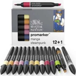 Winsor & Newton | Promarker™ Special Manga Pens — 12 Pen Sets -Da Vinci Shop Winsor26amp3BNewton7CPromarkerE284A2SpecialMangaPensE2809412pensets 4