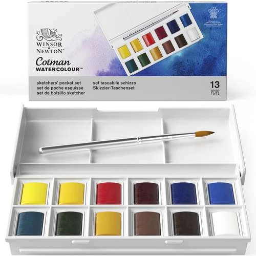 Winsor & Newton Cotman Pocket Watercolour Box 1 Winsor & Newton Cotman Pocket Watercolour Box