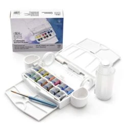 Winsor & Newton Cotman Water Colours Field Box -Da Vinci Shop Winsor26amp3BNewtonCotmanWaterColoursFieldBox 4