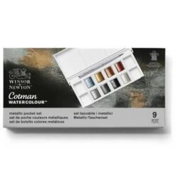 Winsor & Newton Cotman Watercolour Metallic Pocket Set 9 Winsor & Newton Cotman Watercolour Metallic Pocket Set -Da Vinci Shop Winsor26amp3BNewtonCotmanWatercolourMetallicPocketSet 3