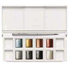 Winsor & Newton Cotman Watercolour Metallic Pocket Set 11 Winsor & Newton Cotman Watercolour Metallic Pocket Set -Da Vinci Shop Winsor26amp3BNewtonCotmanWatercolourMetallicPocketSet 5