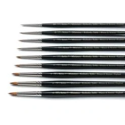 Winsor & Newton Series 7 Miniature Red Sable Watercolour Brushes -Da Vinci Shop Winsor26amp3BNewtonSeries7MiniatureRedSableWatercolourBrushes 2