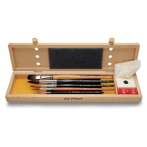 Da Vinci | WATERCOLOUR 5240 — 5 Brush Gift Box 2 Da Vinci | WATERCOLOUR 5240 — 5 Brush Gift Box - Image 2